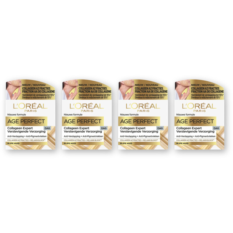 L'Oréal Paris age verstevigende dagcreme 4pk