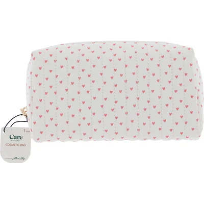 Care Cosmetic bag roze hartjes