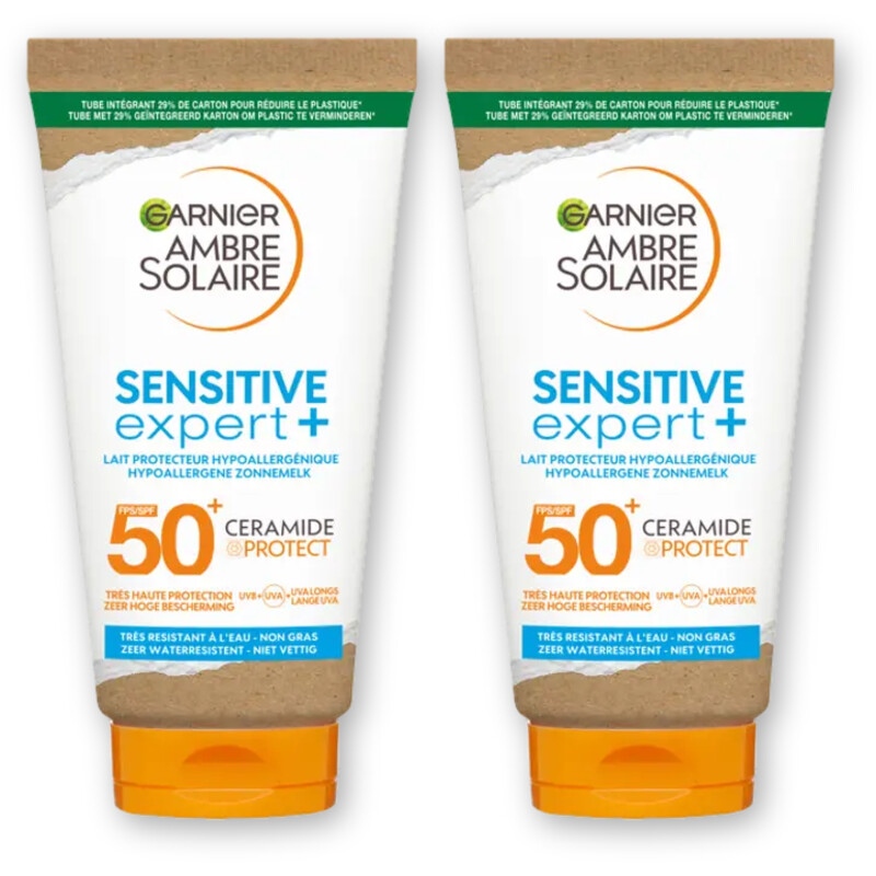 Ambre Solaire Solaire Sensitive expert+ milk spf50 2pk