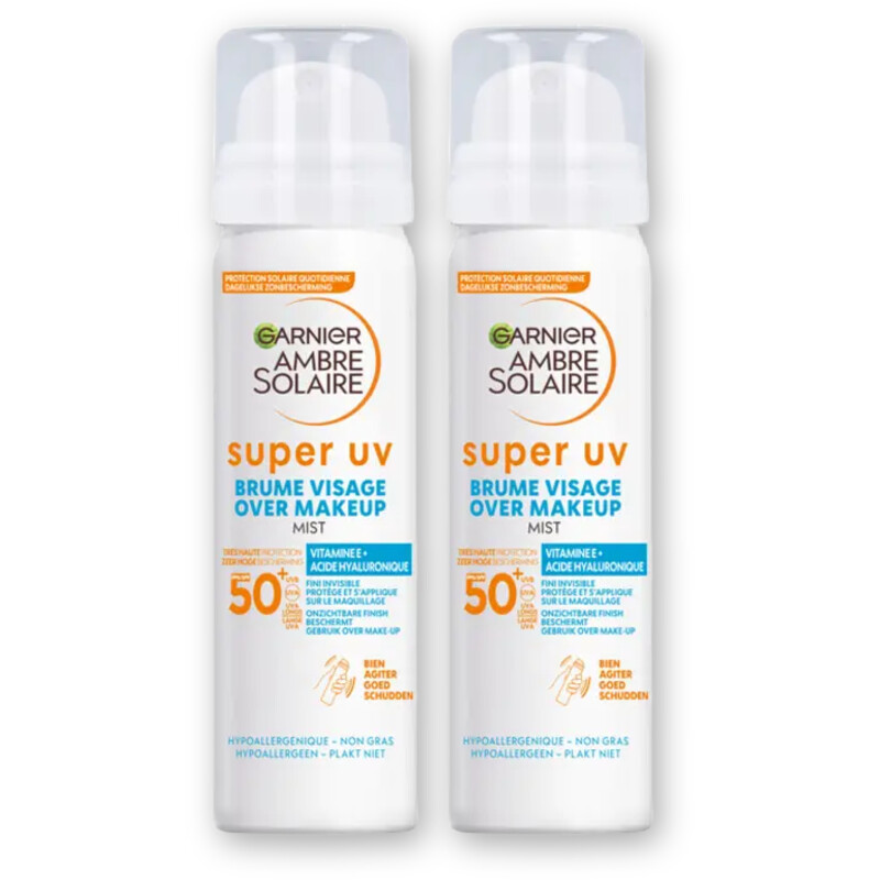 Ambre Solaire Solaire Super UV make-up mist spf50+2pk