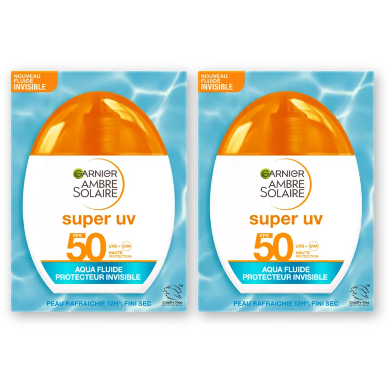 Ambre Solaire Solaire Super UV water fluid trnsspf 2pk