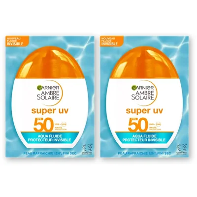 Ambre Solaire Solaire Super UV water fluid trnsspf 2pk