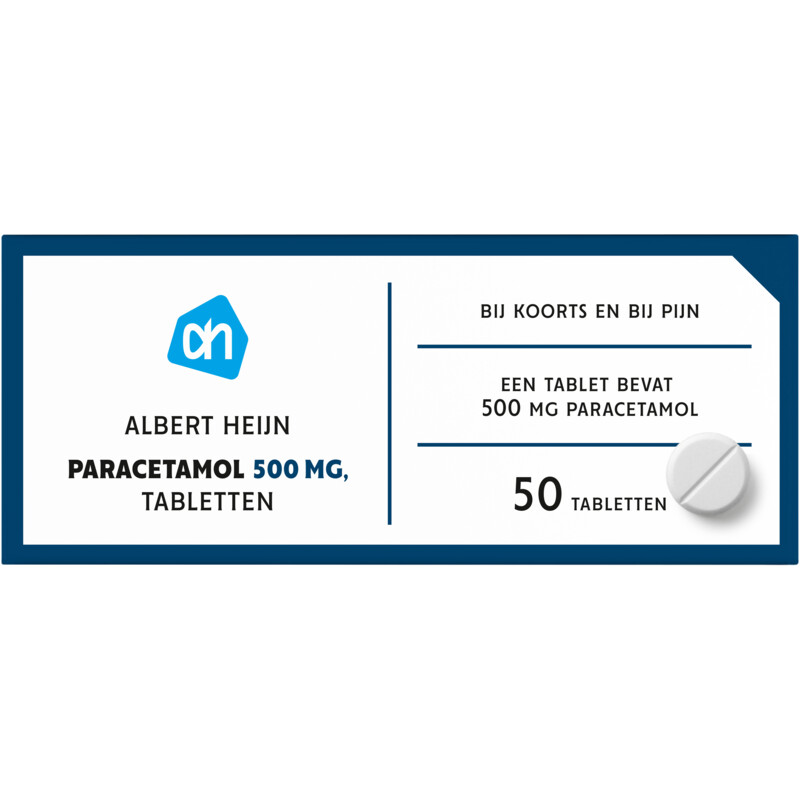 AH Paracetamol 500mg tabletten