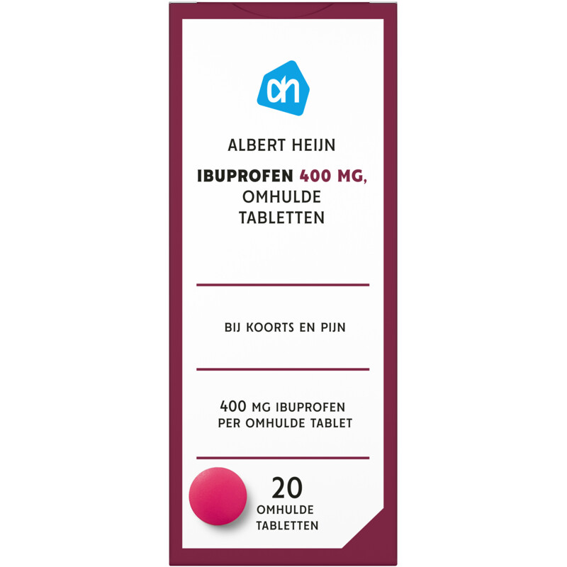 AH Ibuprofen 400mg omhulde tabletten