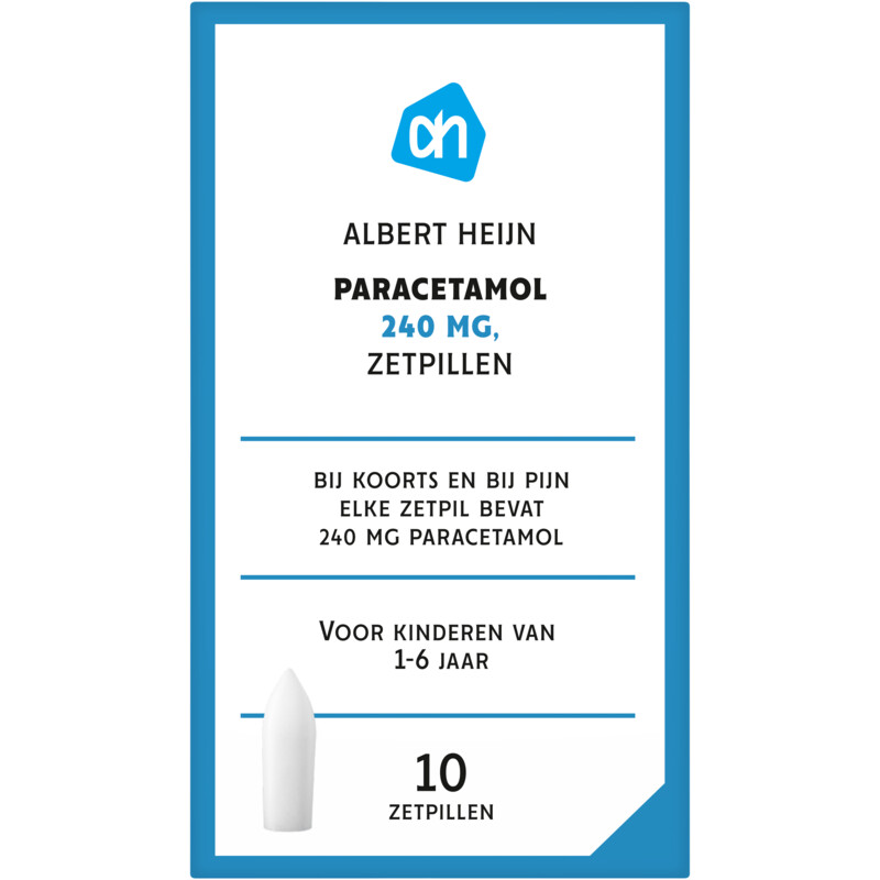 AH Paracetamol 240mg zetpillen