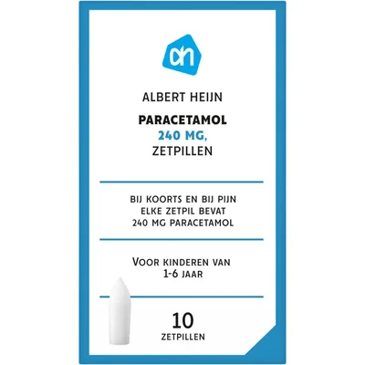 AH Paracetamol 240mg zetpillen