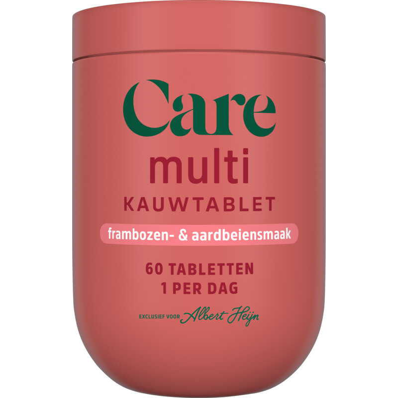 Care Multi alles-in-1 kauwtabletten framboos