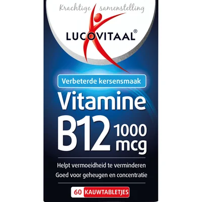 Lucovitaal Vitamine B12 1000mcg kauwtabletjes