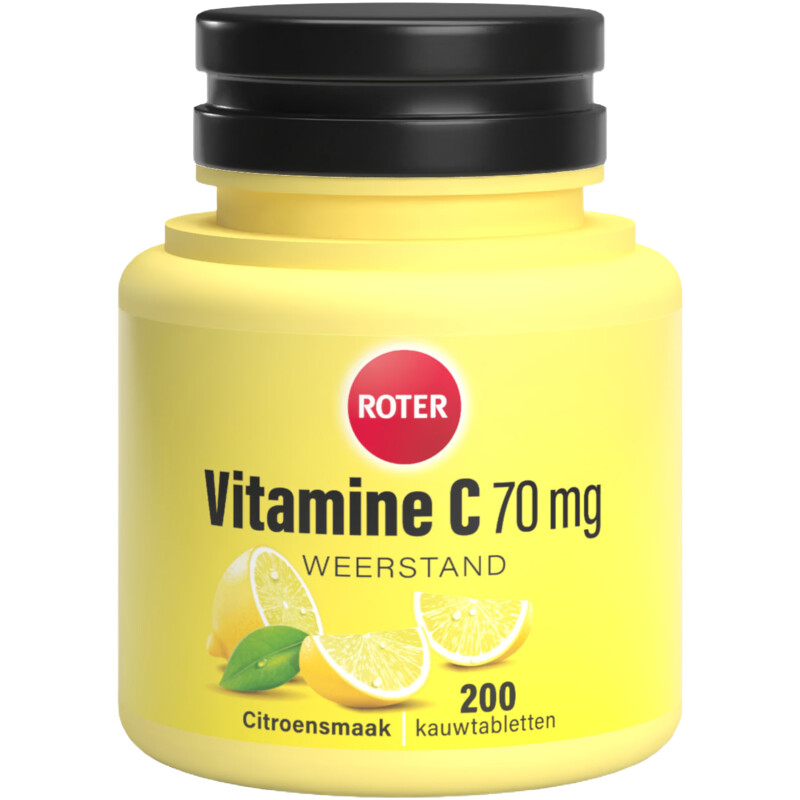 Roter Vitamine C 70mg kauwtabletten citroen