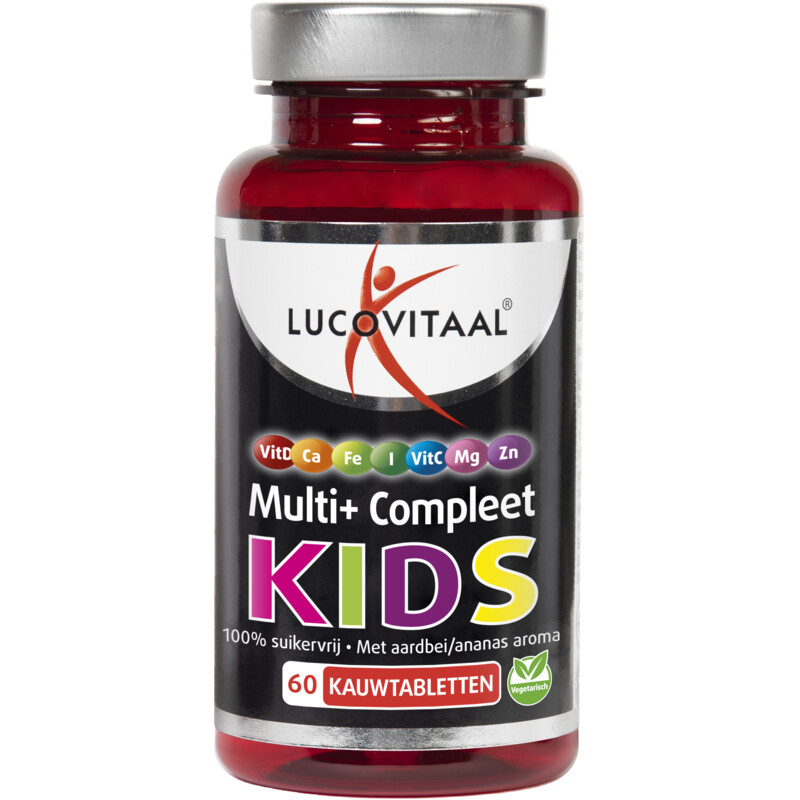 Lucovitaal Multi+ compleet kids kauwtablet