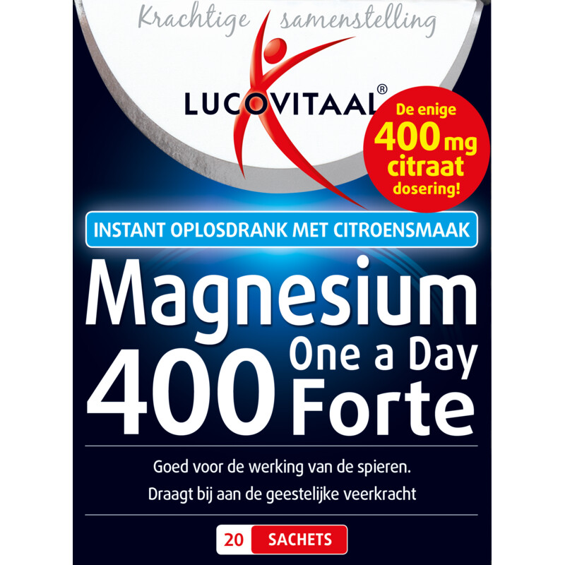 Lucovitaal Magnesium 400 one a day forte