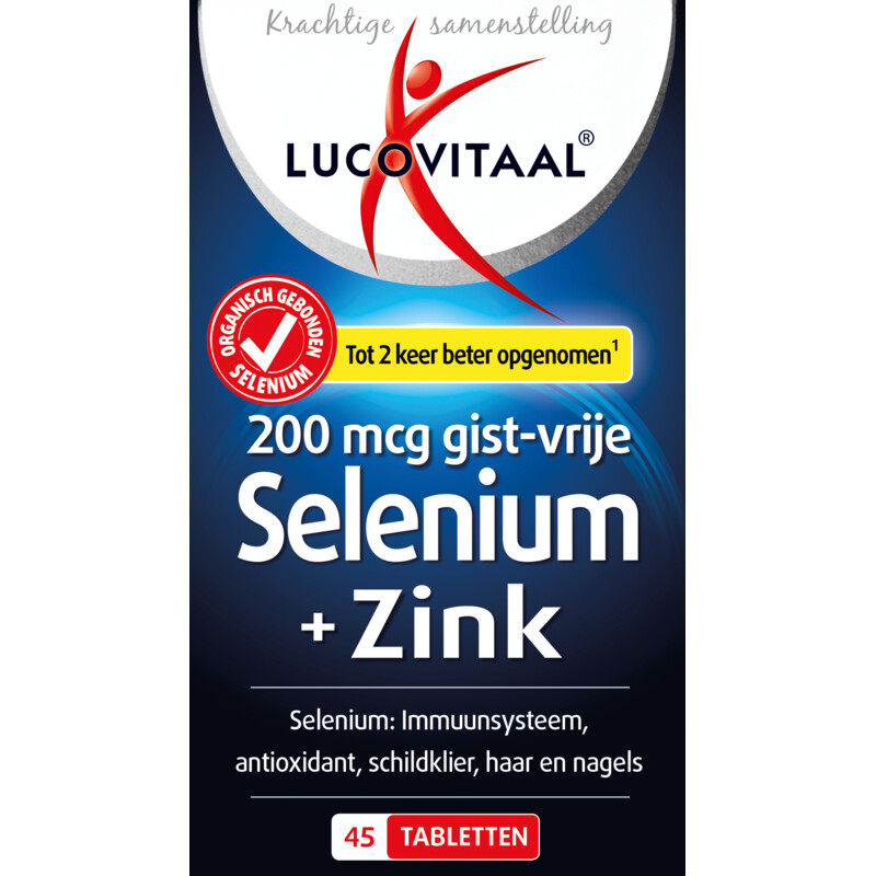 Lucovitaal Selenium + zink tabletten