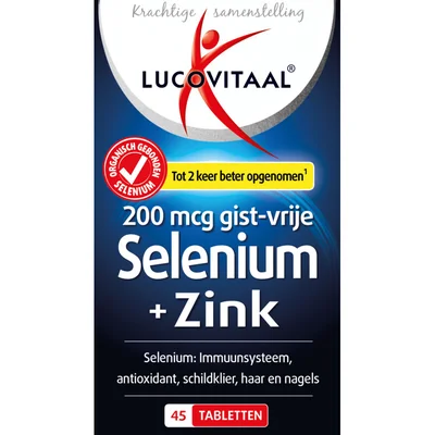 Lucovitaal Selenium + zink tabletten
