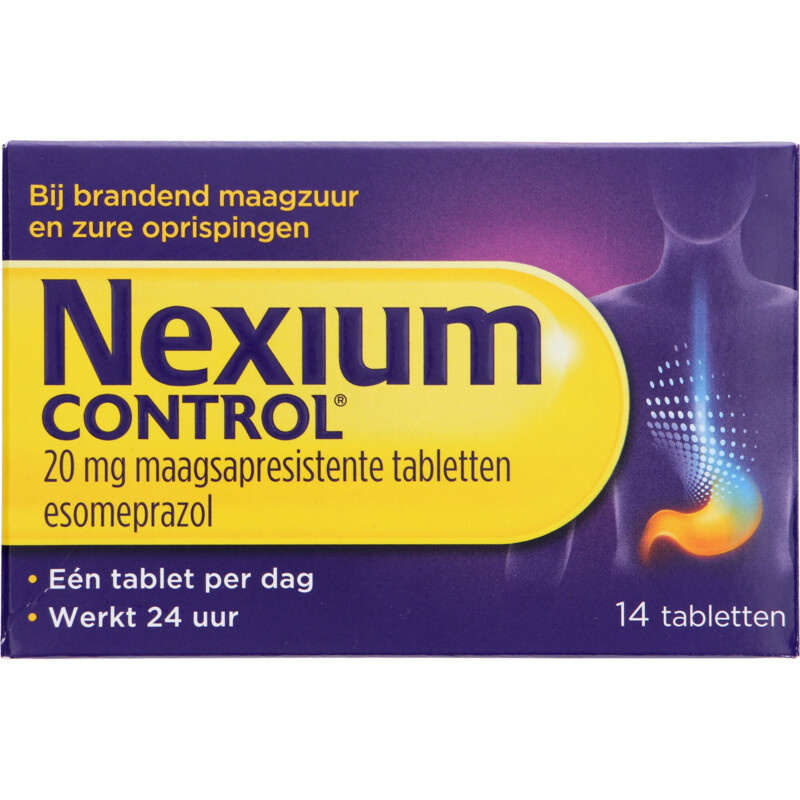 Nexium Control 20mg maagsapresistente tabletten