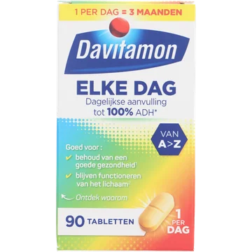 Davitamon Elke dag multivitaminen tablet