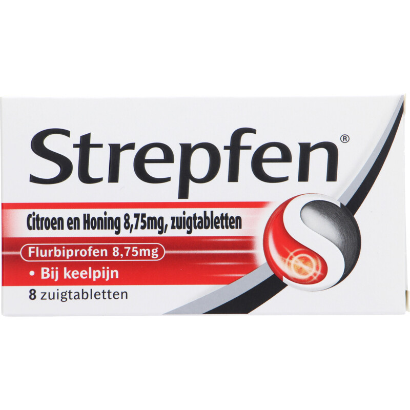 Strepfen Citroen en honing zuigtabletten
