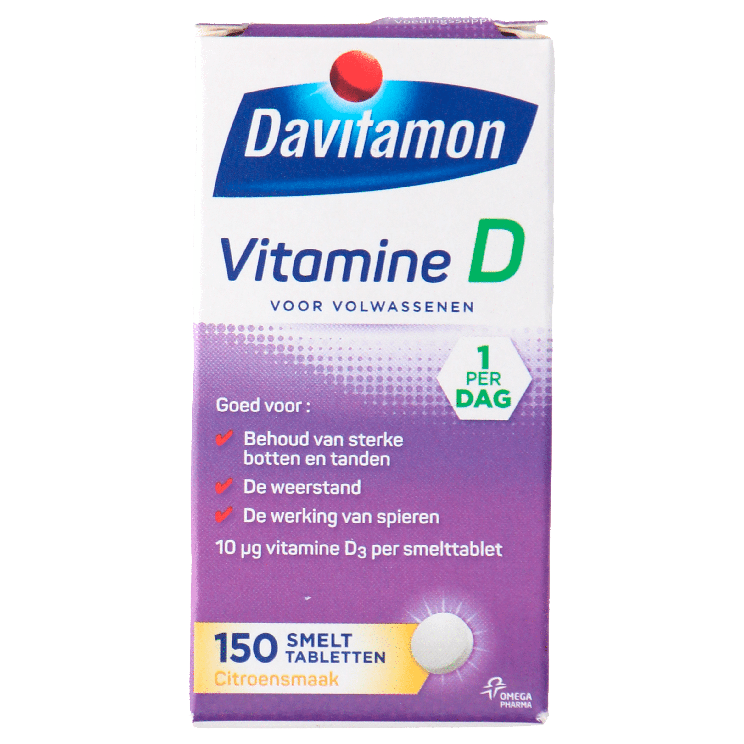 Davitamon Vitamine D 75mcg smelttabletten
