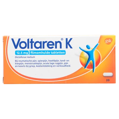 Voltaren K 12,5mg filmomhulde tabletten