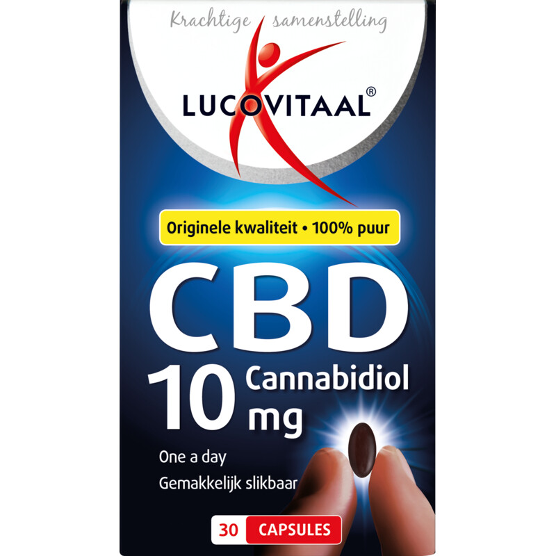 Lucovitaal CBD cannabidiol 10mg capsules