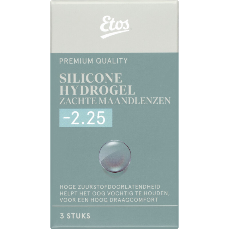 Etos Silicone zachte maandlenzen -2.25