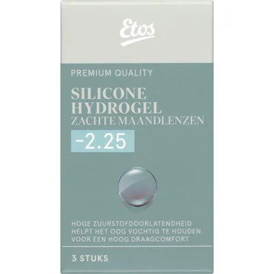 Etos Silicone zachte maandlenzen -2.25