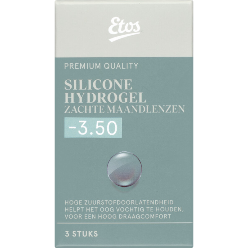 Etos Silicone zachte maandlenzen -3.50