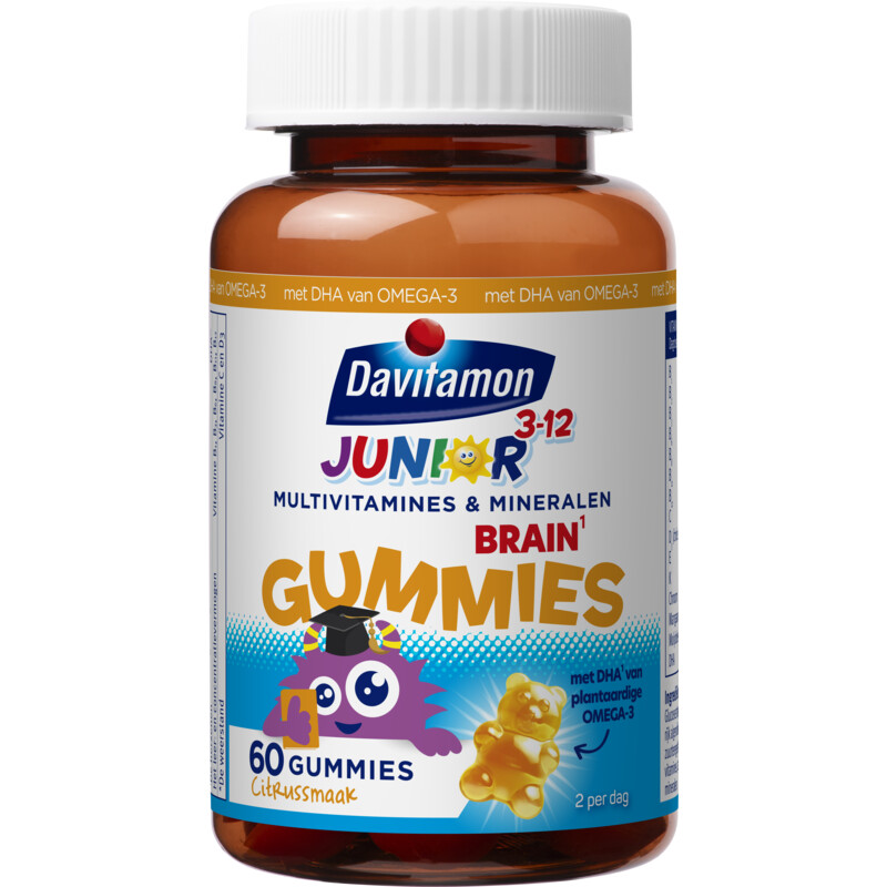 Davitamon Junior brain gummies multivitamine kids