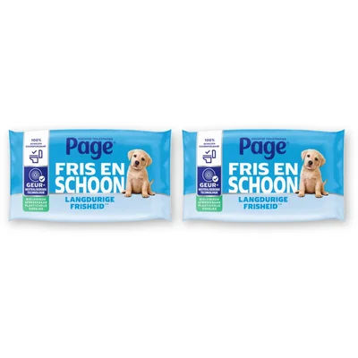 Page Compleet schoon vochtig toiletpapier 2pk