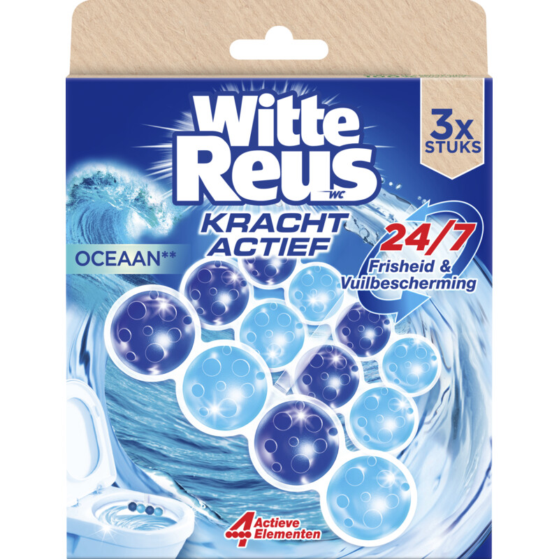 Witte Reus Toiletblok kracht actief oceaan