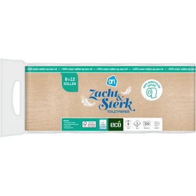 AH Eco Toiletpapier 3-laags 8=12 rollen