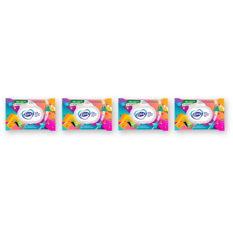 Edet Limited edition vochtig toiletpapier 4pk