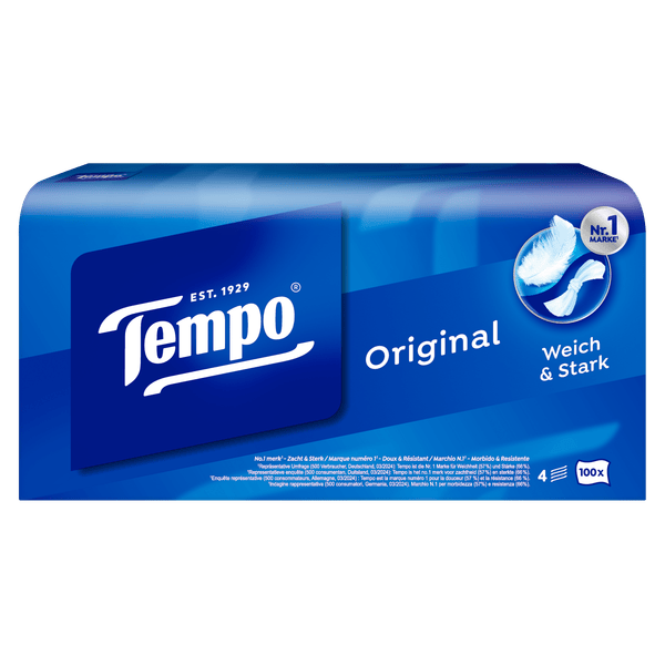 Tempo Original box 4-laags zakdoeken