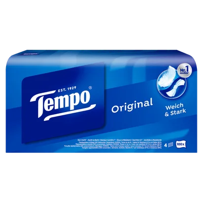Tempo Original box 4-laags zakdoeken