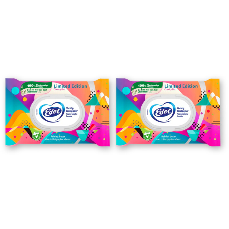 Edet Limited edition vochtig toiletpapier 2pk