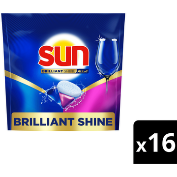 Sun Brilliant shine all-in-1 vaatwascapsules