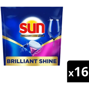 Sun Brilliant shine all-in-1 vaatwascapsules