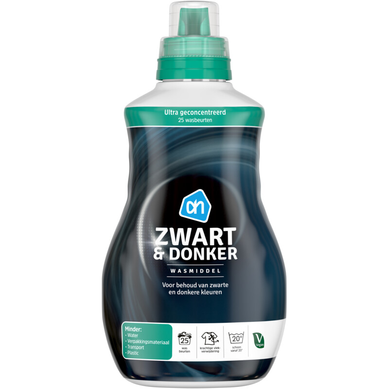 AH Wasmiddel zwart & donker