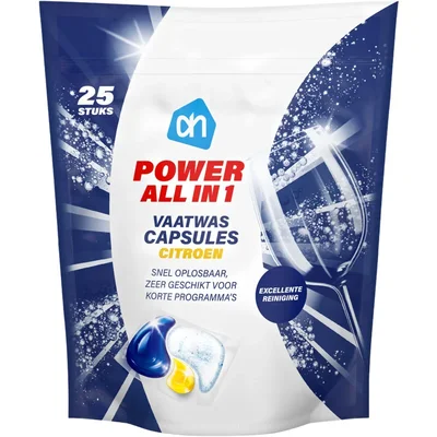 AH Power all in 1 vaatwascapsules citroen