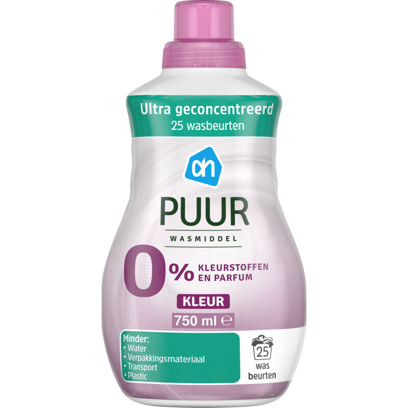 AH Puur vloeibaar wasmiddel kleur