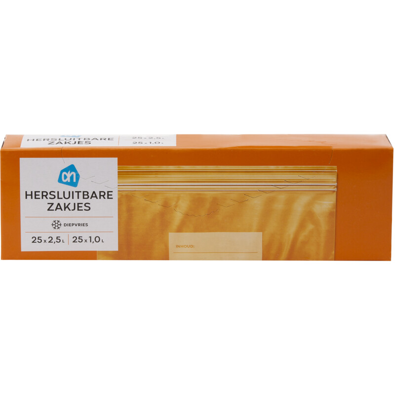 AH Hersluitbare zakjes