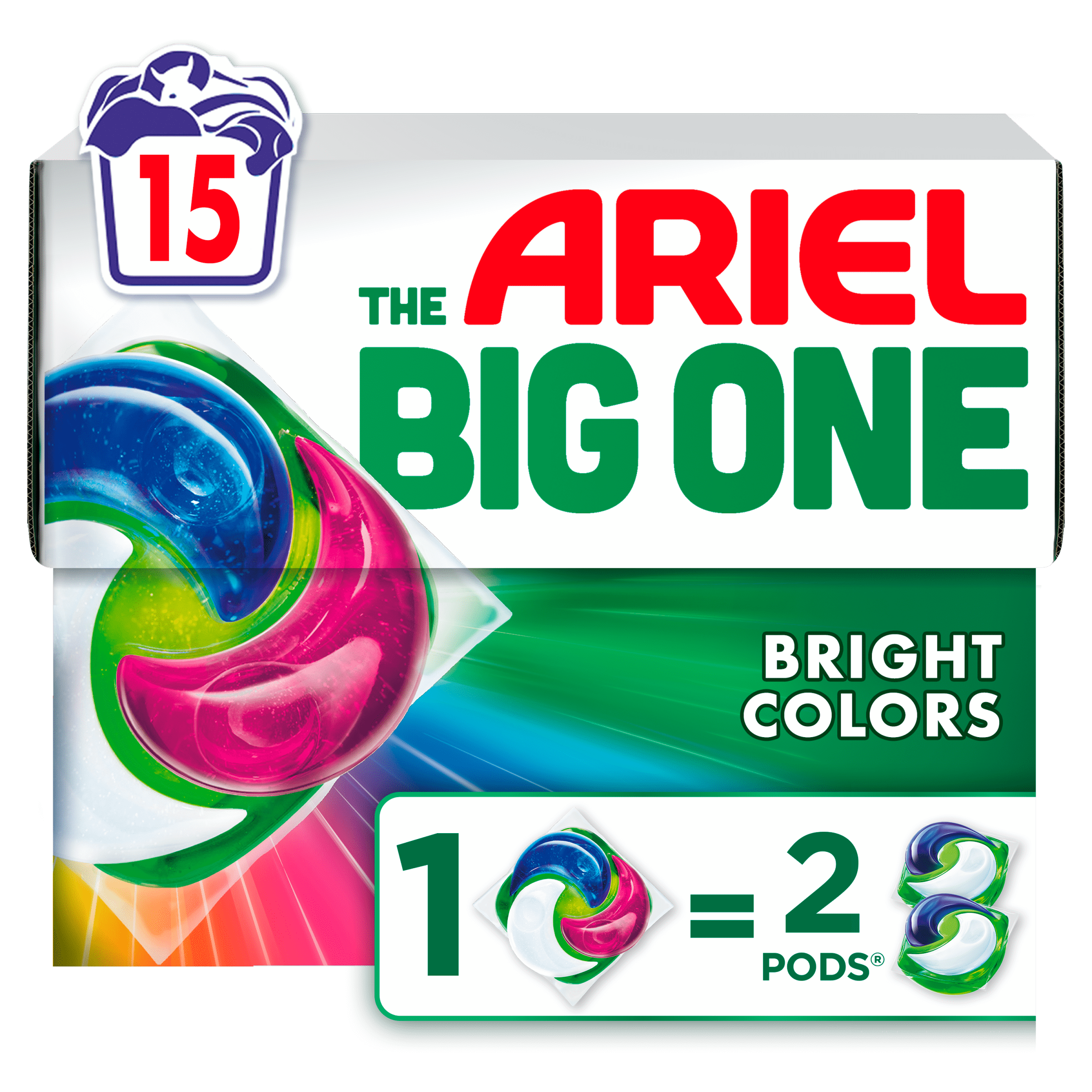 Ariel Pods color the big one wascapsules