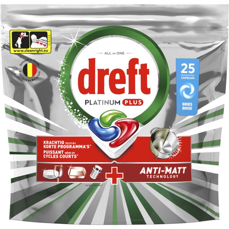 Dreft Platinum plus vaatwastabletten original