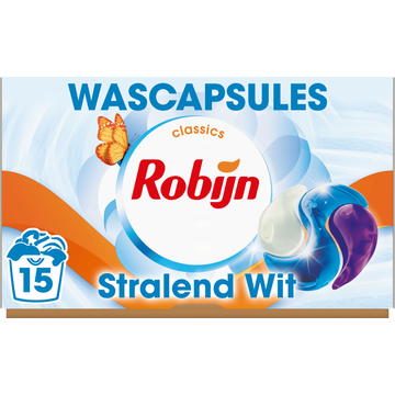 Robijn Stralend wit 3-in-1 wascapsules
