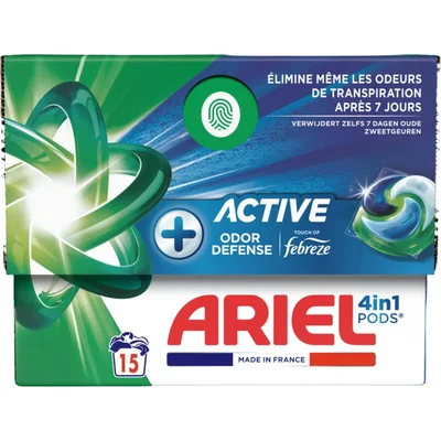 Ariel 4in1 pods+ active wasmiddelcapsules