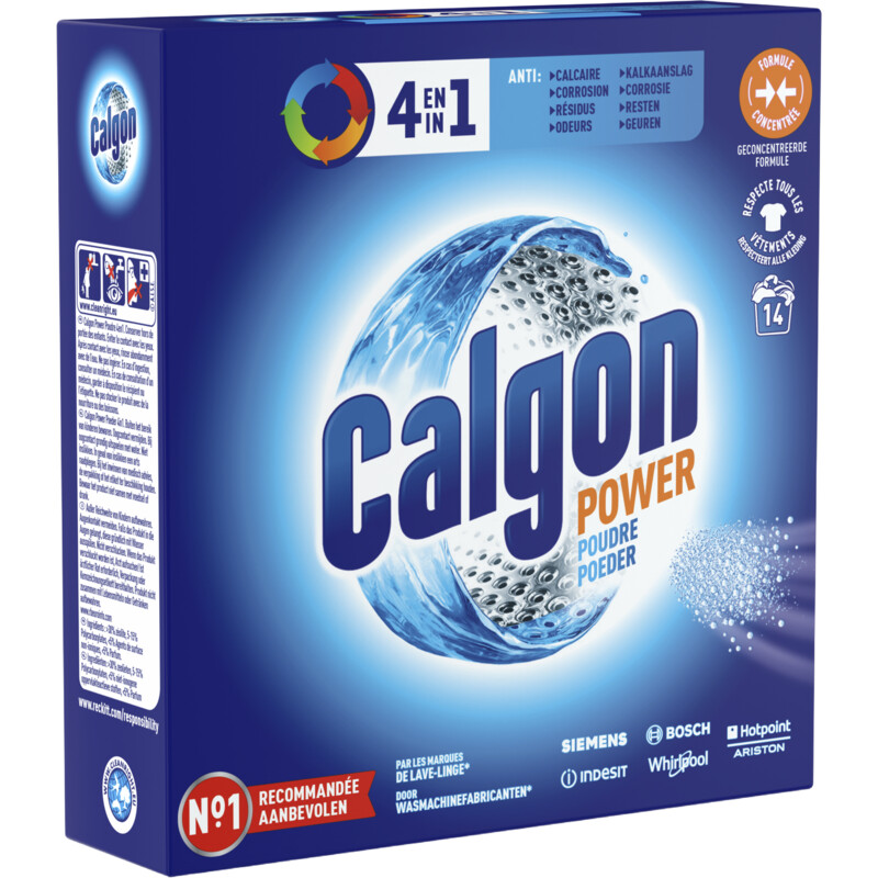 Calgon Wasmachinereiniger anti kalk poeder