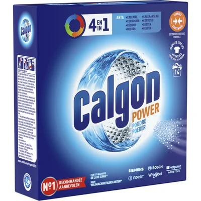 Calgon Wasmachinereiniger anti kalk poeder
