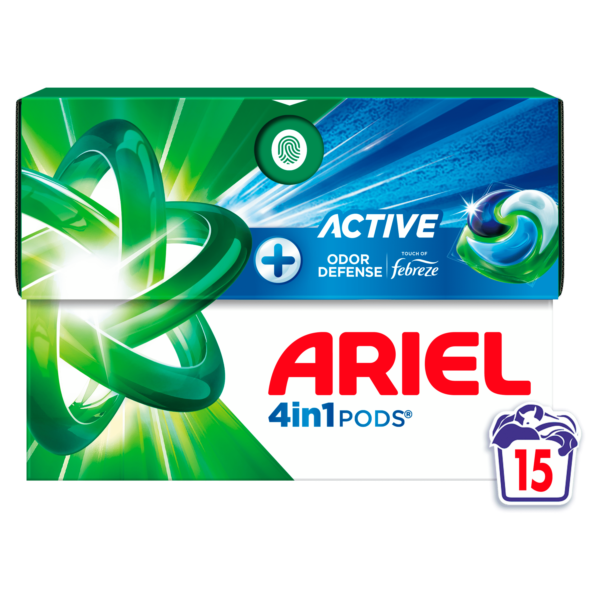 Ariel 4in1 pods wasmiddel active