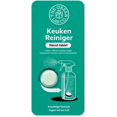 The Green Lab Co. Keukenreiniger eucalyptus navul-tablet