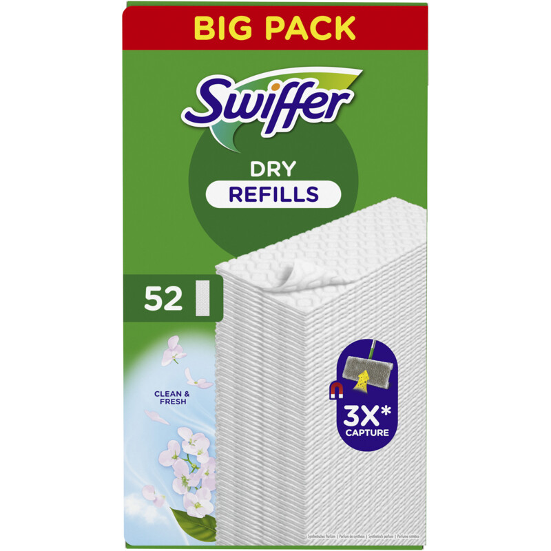 Swiffer Vloerdoekjes droog navulling big pack