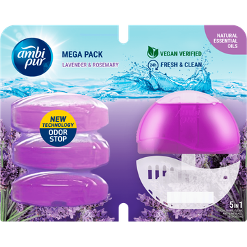 Ambi Pur Toiletblok lavender & rosemary mega pack